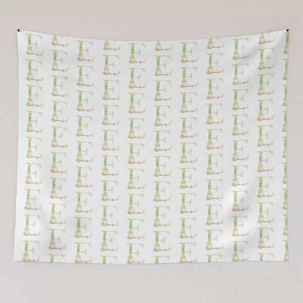 Item preview, Watercolor Spring letter E designed and sold by tapilipa.