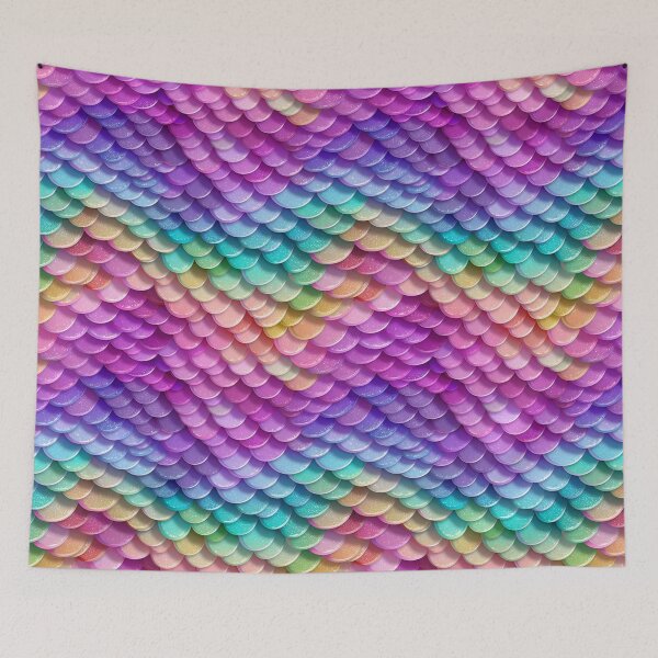 Item preview, Rainbow Mermaid Scales 2 designed and sold by Magnuna.