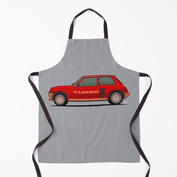 Artikelvorschau, R 5 Turbo Einzelillustration – Rot und Orange entworfen und verkauft von RJWautographics.