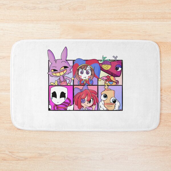 Item preview, Pomni, Gangle, Kinger, Ragatha, Jax and Zooble from The Amazing Digital Circus fanart designed and sold by Marliesart.