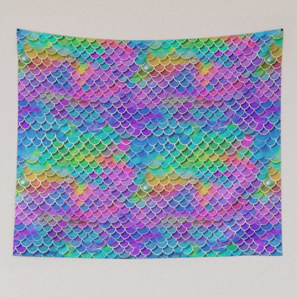 Item preview, Rainbow Mermaid Scales 3 designed and sold by Magnuna.