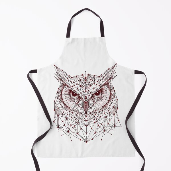 Item preview, Geometric and symmetrical owl head designed and sold by Blessinger77.
