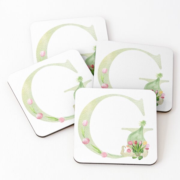 Item preview, Watercolor Spring letter G designed and sold by tapilipa.