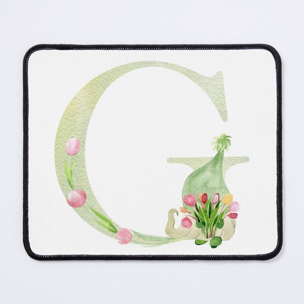 Item preview, Watercolor Spring letter G designed and sold by tapilipa.
