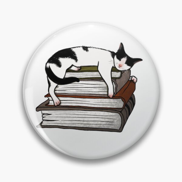 Item preview, Cat Sleeping on Books designed and sold by anniealmighty.