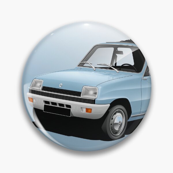 Item preview, Ren nault 5 Illustration - pale blue designed and sold by RJWautographics.