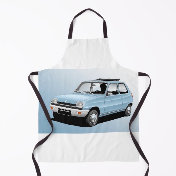 Item preview, Ren nault 5 Illustration - pale blue designed and sold by RJWautographics.