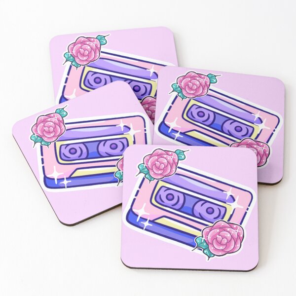 Item preview, Kawaii Rose Retro Tech Cassette Tape designed and sold by LadyKorieArt.
