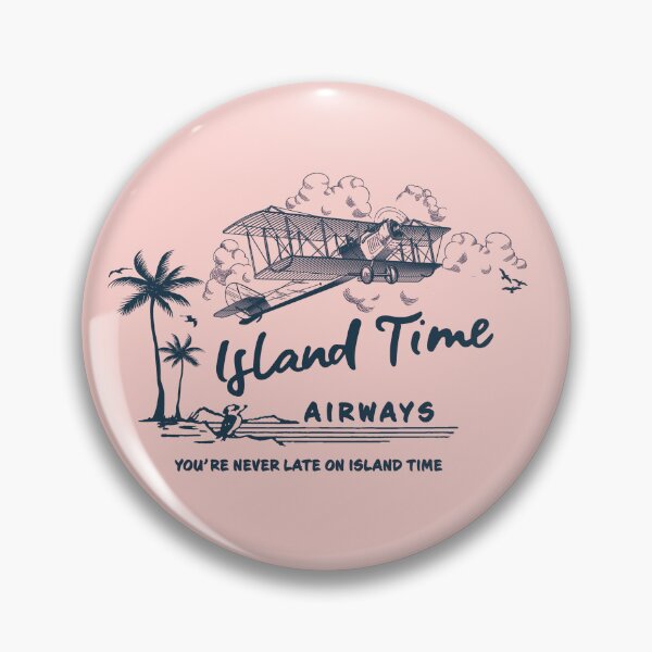 Item preview, Island Time Airways Retro Travel Ad designed and sold by Corinne Alexa Jackson.