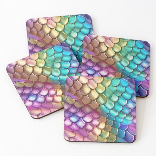 Item preview, Rainbow Mermaid Scales metalic 5  designed and sold by Magnuna.