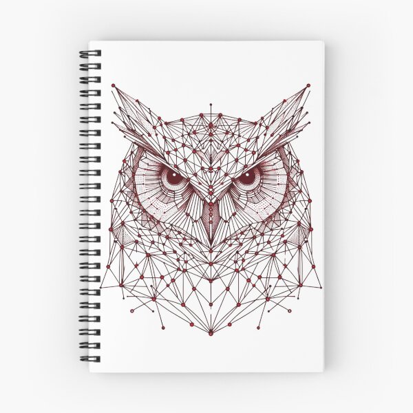 Item preview, Geometric and symmetrical owl head designed and sold by Blessinger77.