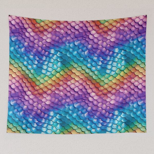 Item preview, Rainbow Mermaid Scales 6 designed and sold by Magnuna.