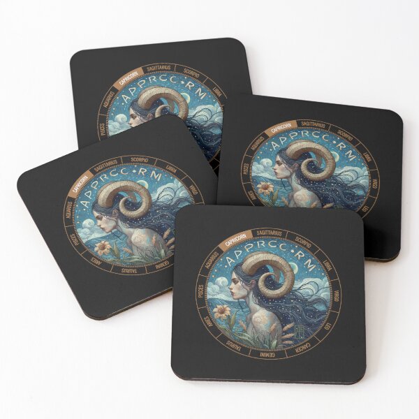 Artikelvorschau, ZODIAC Steinbock - Astrologisches STEINBOCK - STEINBOCK - ZODIAC-Zeichen - Van-Gogh-Stil - 13 entworfen und verkauft von ArtProjectShop.