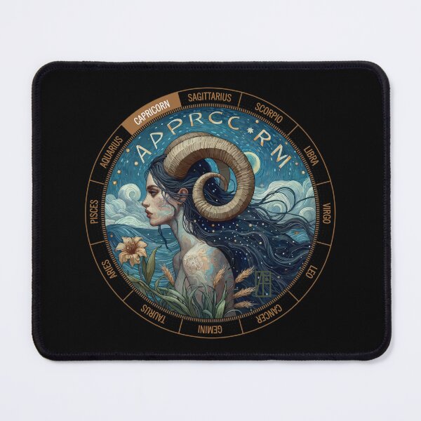 Item preview, ZODIAC Capricorn - Astrological CAPRICORN - CAPRICORN - ZODIAC sign - Van Gogh style - 13 designed and sold by ArtProjectShop.
