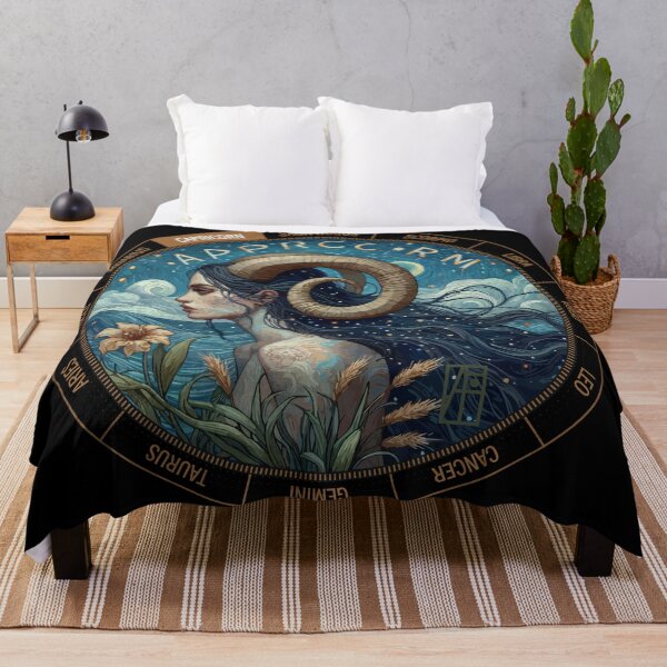 Item preview, ZODIAC Capricorn - Astrological CAPRICORN - CAPRICORN - ZODIAC sign - Van Gogh style - 13 designed and sold by ArtProjectShop.