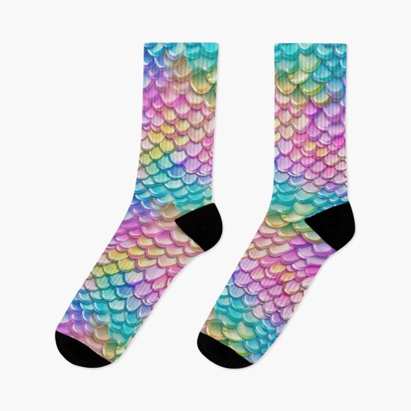Item preview, Rainbow Mermaid Scales Metalic Pastel 7 designed and sold by Magnuna.