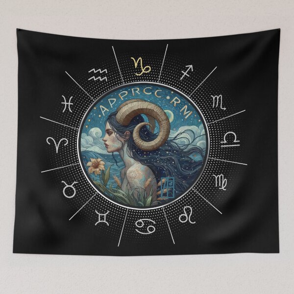 Item preview, ZODIAC Capricorn - Astrological CAPRICORN - CAPRICORN - ZODIAC sign - Van Gogh style - 14 designed and sold by ArtProjectShop.