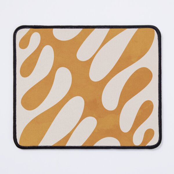 Item preview, Contemporary Floral Mustard Yellow designed and sold by technicolorable_art.