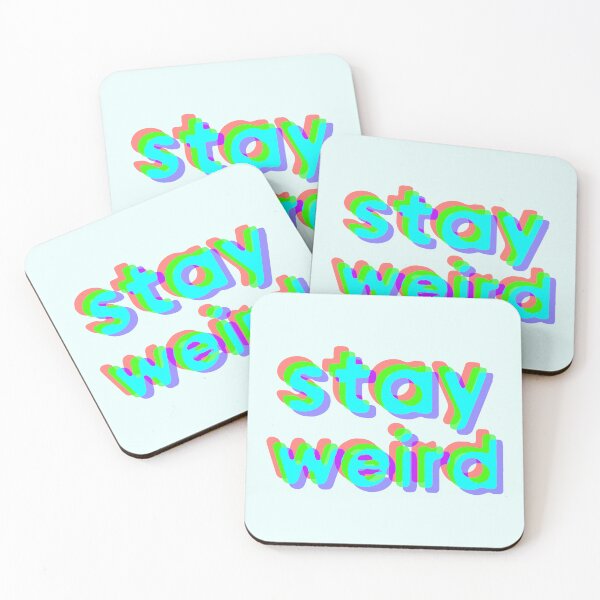 Item preview, Stay weird neon color - be authentic designed and sold by starseedgems.