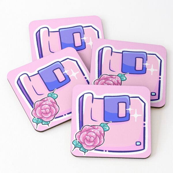 Item preview, Kawaii Rose Retro Tech Floppy Disk designed and sold by LadyKorieArt.