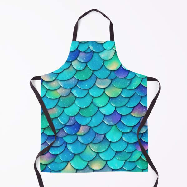 Item preview, Rainbow Mermaid Scales Turquoise 8 designed and sold by Magnuna.