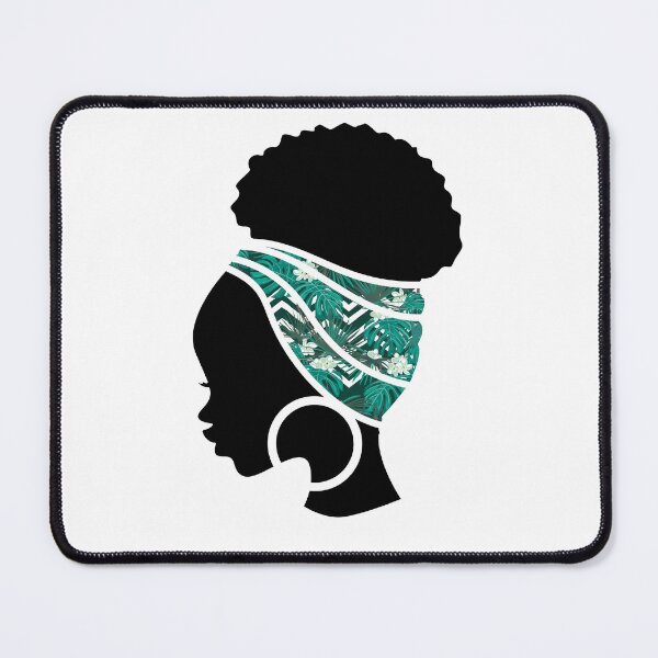 Item preview, Afro Woman with Tropical Pattern, Black History  designed and sold by Logiamerch.