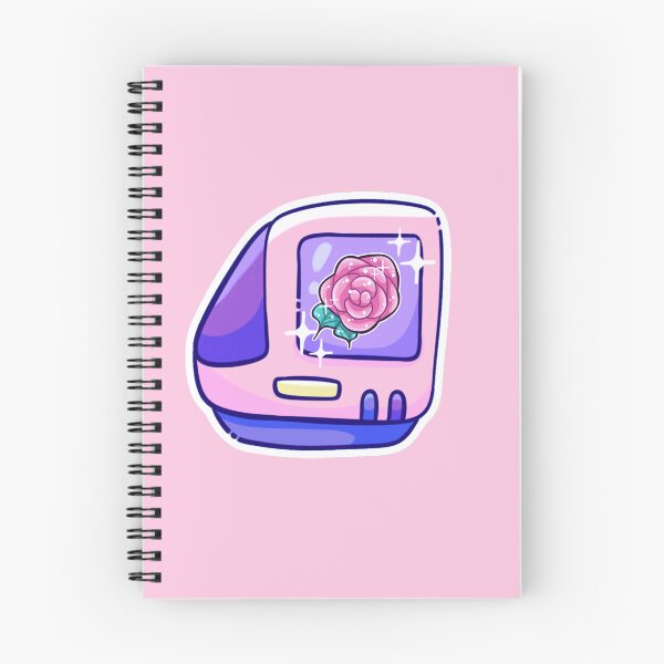 Item preview, Kawaii Rose Retro Tech Computer Monitor  designed and sold by LadyKorieArt.