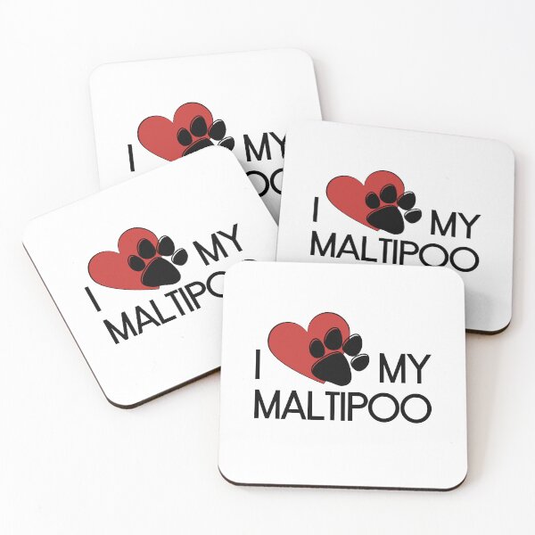 Item preview, I Love My Maltipoo - Cute designed and sold by humnoo.