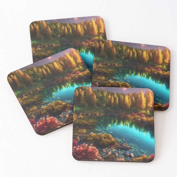 Item preview, Enchanted Autumn Mountain Oasis designed and sold by John v p.