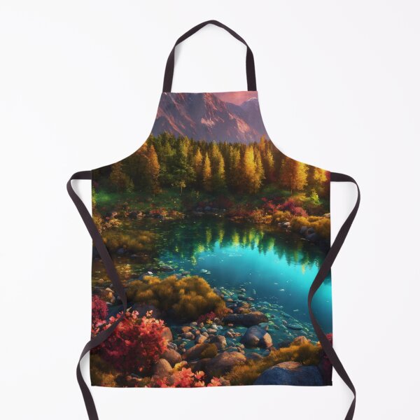 Item preview, Enchanted Autumn Mountain Oasis designed and sold by John v p.