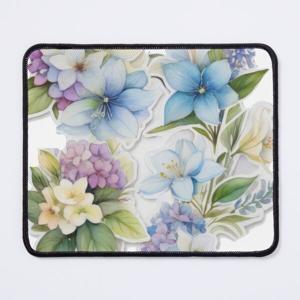 Item preview, Bright Watercolor Flower Stickers (1255) designed and sold by WASjourney.