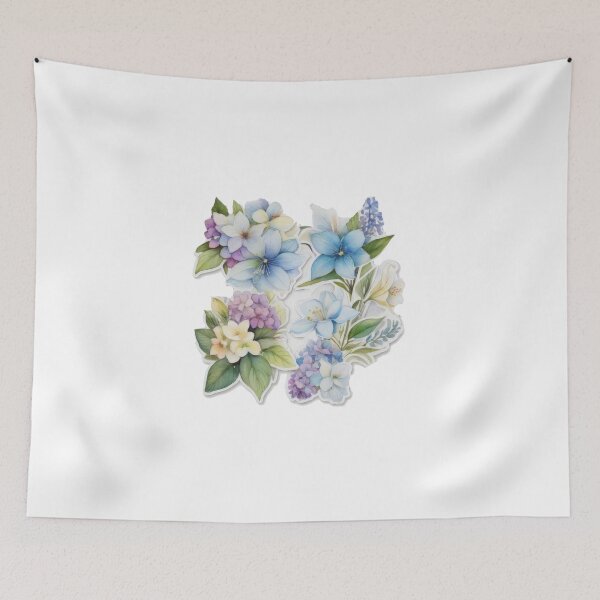 Item preview, Bright Watercolor Flower Stickers (1255) designed and sold by WASjourney.