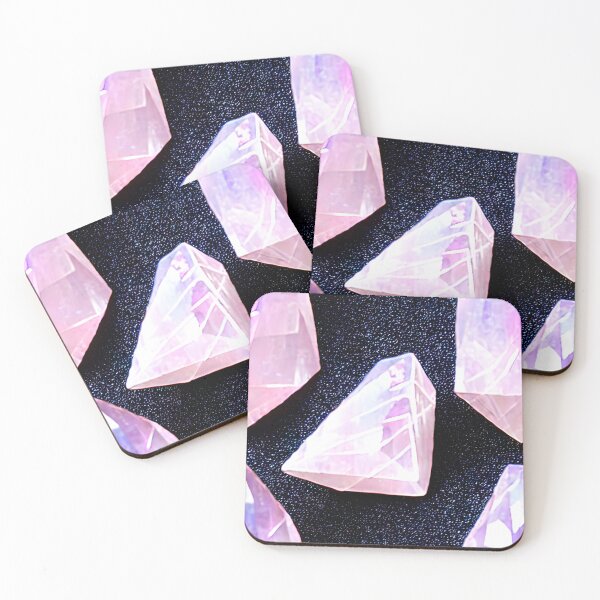 Item preview, Denim Pink Angel Aura Quartz Seamless Pattern designed and sold by GWTF-Designs.