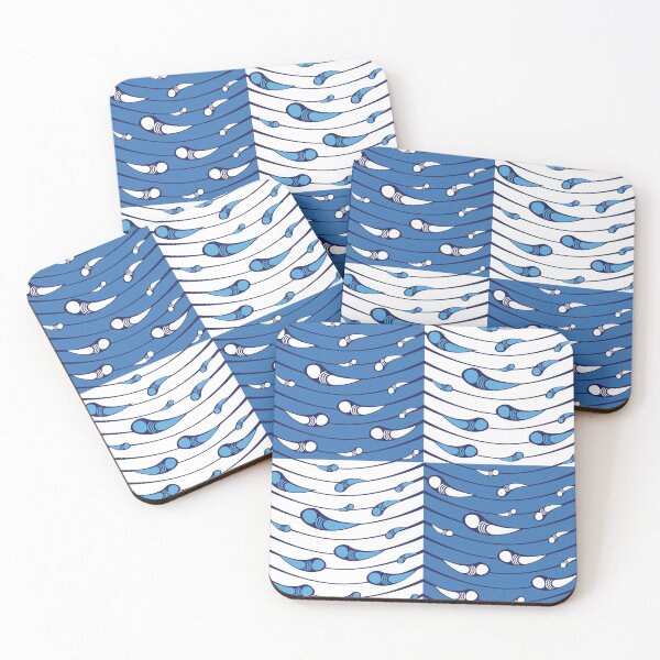 Item preview, Taparrabos de diseño en tela azul y blanca. designed and sold by Wolagno.