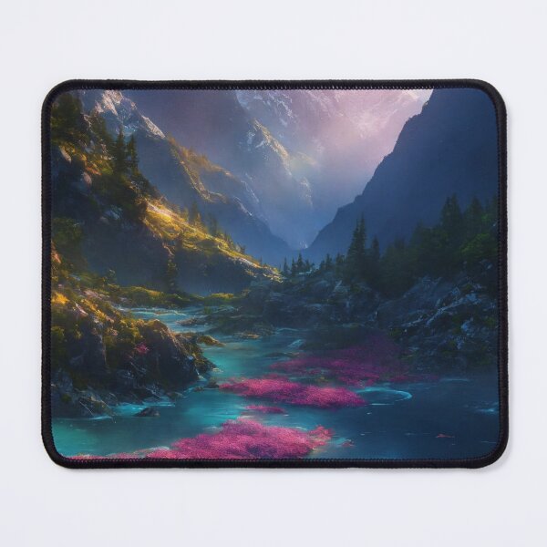 Item preview, Enchanted Mountain Valley Sunset designed and sold by John v p.