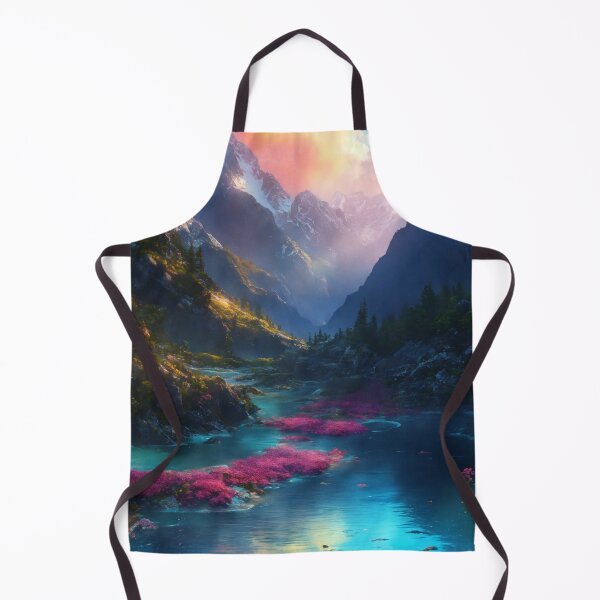 Item preview, Enchanted Mountain Valley Sunset designed and sold by John v p.