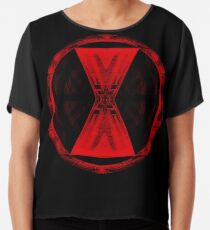Black Widow Chiffon Top