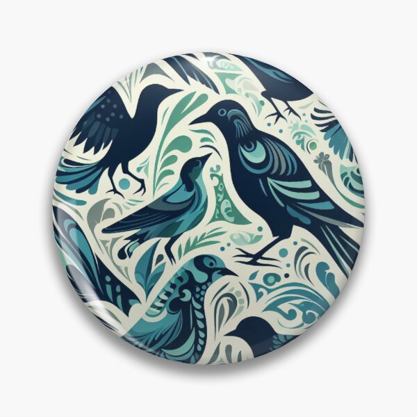 Item preview, Winged Dawn: Bird-Inspired Pattern designed and sold by Rui Fernandes.