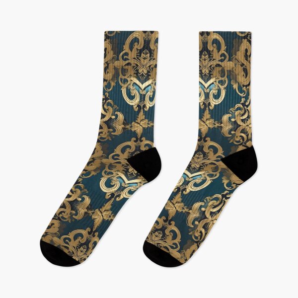 Item preview, Teal & Gold Baroque designed and sold by DesignsByPrnces.
