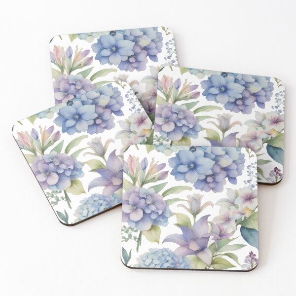 Item preview, Unique Watercolor Floral Stickers (1259) designed and sold by WASjourney.