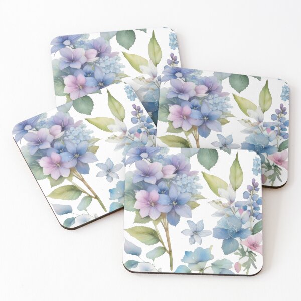 Item preview, 10 Watercolor Flower Stickers on Clean Background (1260) designed and sold by WASjourney.
