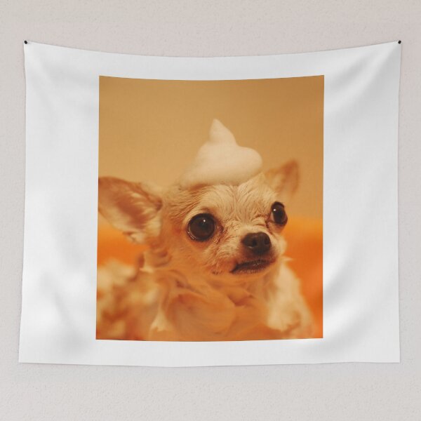Item preview, Chihuahua Dog Taking a Bath designed and sold by VanGaldo.