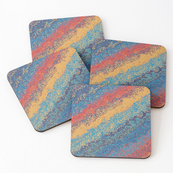 Item preview, Pastel Crayon Diagonal Stripe Background Pattern Art designed and sold by CroDesign.