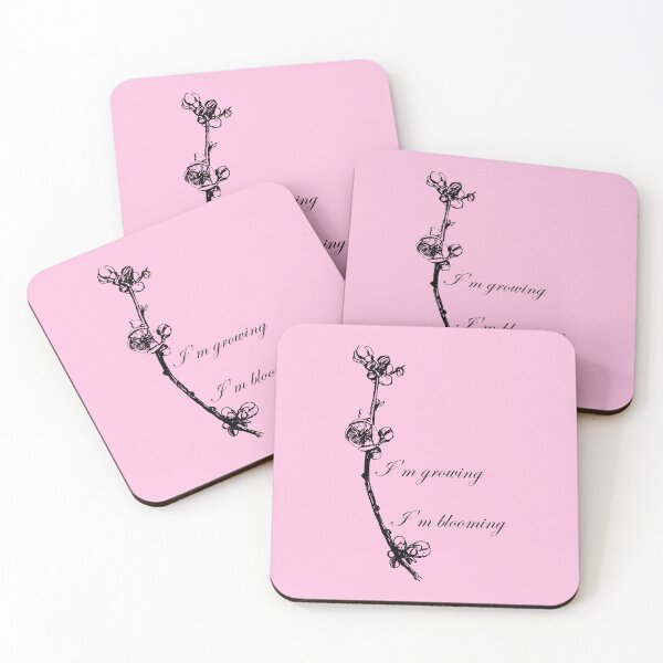 Item preview, I'm growing in light pink designed and sold by Creative Soul Art.