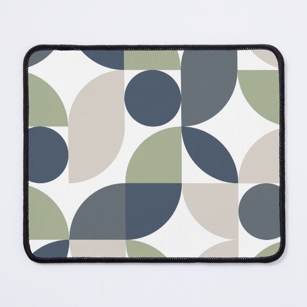 Item preview, Mid Century Modern Abstract 26 Grey, Green designed and sold by trdstudio.