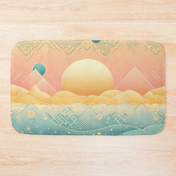 Item preview, Serenity Horizon: Pastel Sunset Pattern designed and sold by Rui Fernandes.