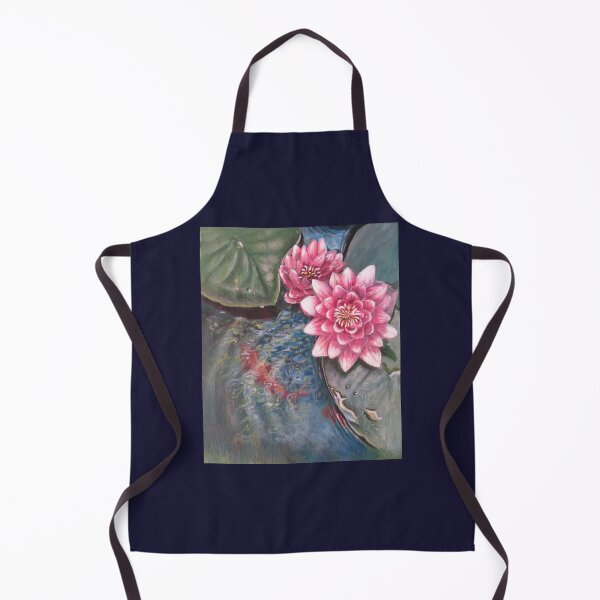 Item preview, In the pink - goldfish and lily flowers designed and sold by LittleLiz.
