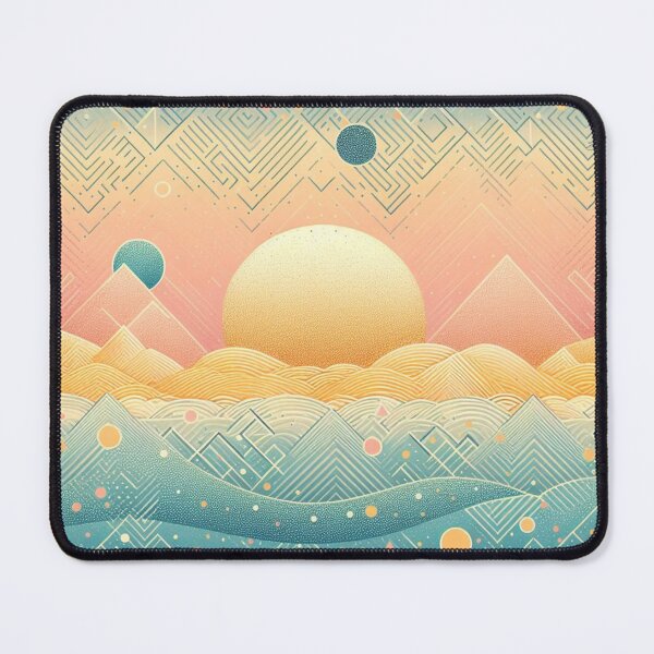 Item preview, Serenity Horizon: Pastel Sunset Pattern designed and sold by Rui Fernandes.