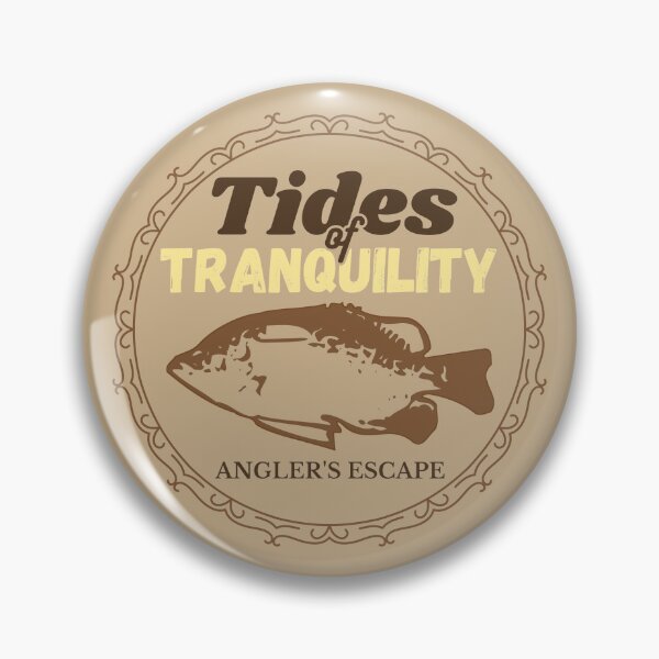 Item preview, Tides of Tranquility: Angler's Escape Serenity in Brown and Cream designed and sold by SplashTastic.