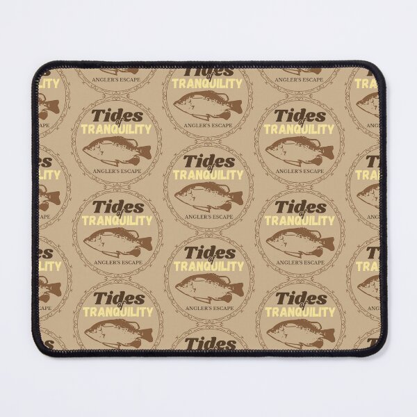 Item preview, Tides of Tranquility: Angler's Escape Serenity in Brown and Cream designed and sold by SplashTastic.